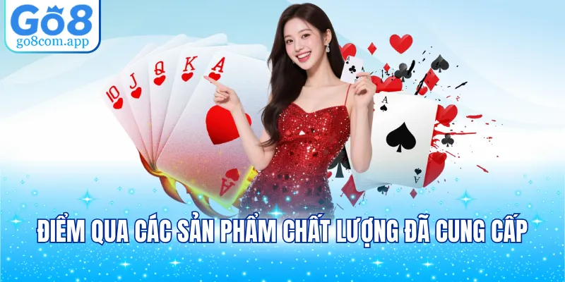 Điểm qua các sản phẩm chất lượng đã cung cấp