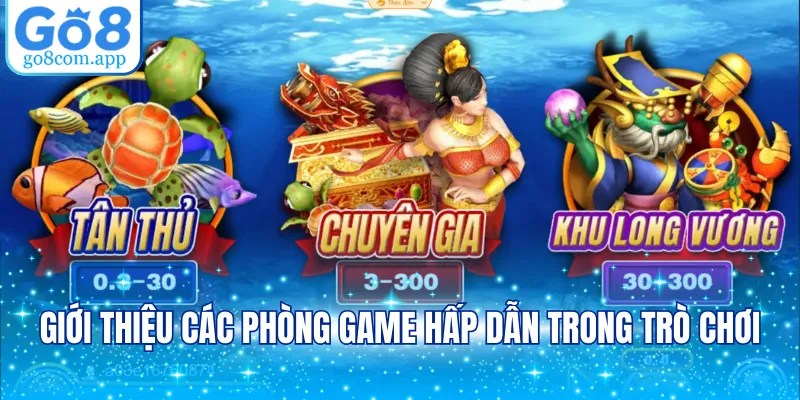 Giới thiệu các phòng game hấp dẫn trong trò chơi