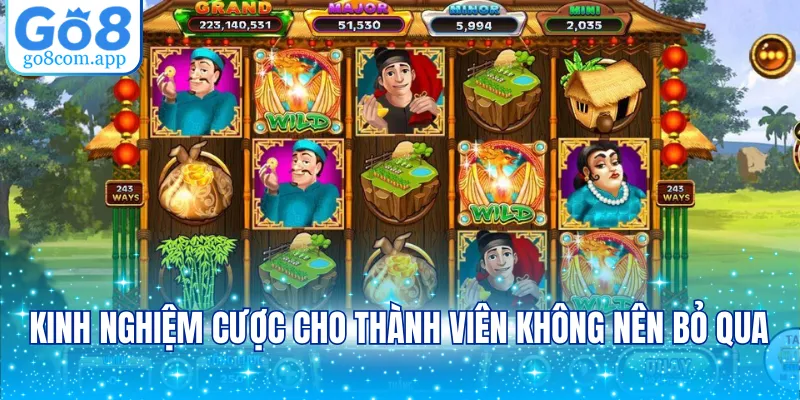 Kinh nghiệm cược cho thành viên không nên bỏ qua